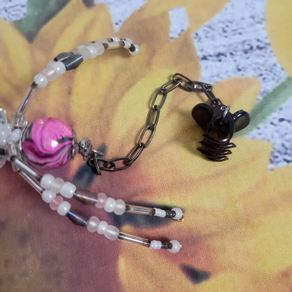 Handmade Beaded Christmas‎ Spider with Legend Details